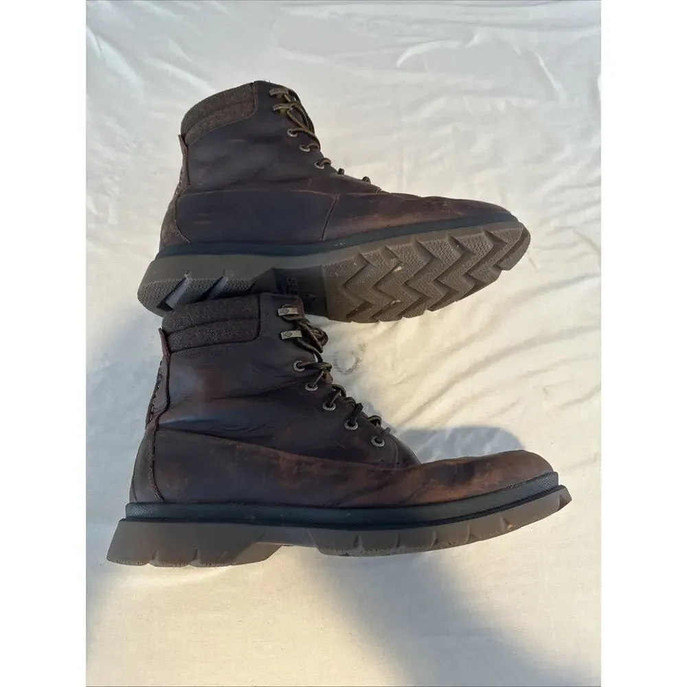 Sperry Brown Leather Waterproof STS18413 Mens Boots Size 12